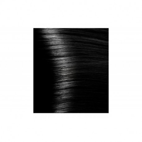 Kapous Professional HY 1.00 Черный интенсивный, крем-краска для волос с гиалуроновой кислотой, 100 мл