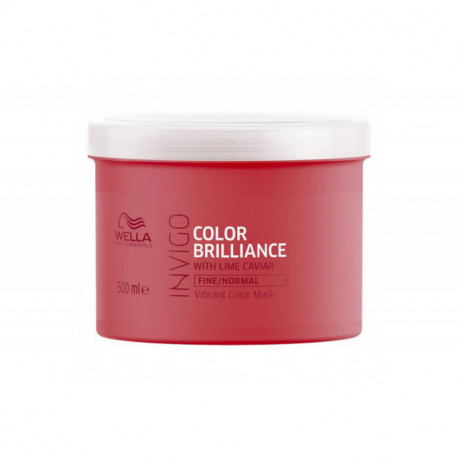 Wella Professionals Маска-уход для защиты цвета окрашенных нормальных и тонких волос Invigo Color Brilliance, 500 мл
