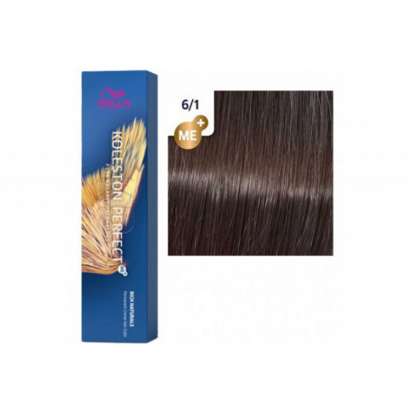 Стойкая крем-краска для волос Wella Professional Koleston Perfect Me+ 6/1 Древесный дым, 60 мл