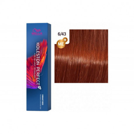Стойкая крем-краска для волос Wella Professional Koleston Perfect Me+ 6/43 Дикая орхидея, 60 мл