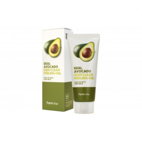 FarmStay Гель отшелушивающий с экстрактом авокадо - Real avocado deep clear peeling gel, 100мл