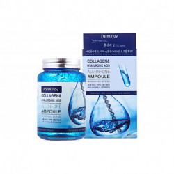 FarmStay Cыворотка с гиалуроновой кислотой и коллагеном - All-in-one collagen & hyaluronic, 250 мл