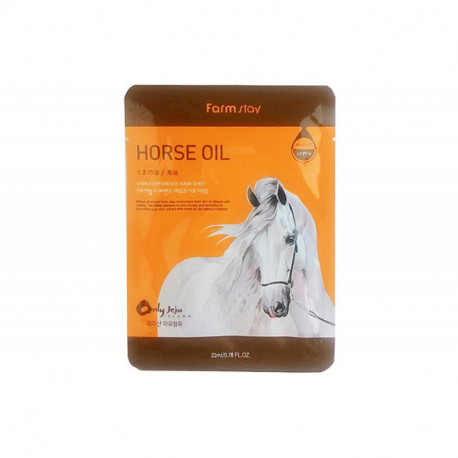 FarmStay Маска тканевая с лошадиным маслом - Visible difference horse oil mask sheet, 23мл