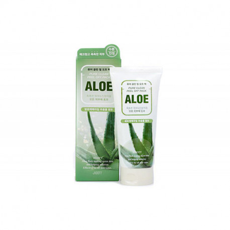 Jigott Маска-пленка для лица с экстрактом алоэ вера - Pure clean peel off pack aloe, 180мл