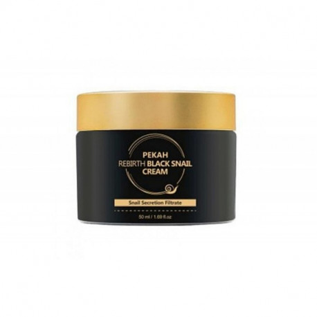 Pekah Крем с муцином черной улитки - Rebirth black snail cream, 50мл