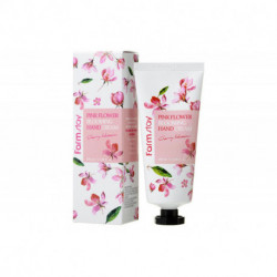 FarmStay Крем для рук с экстрактом цветов вишни - Pink flower hand cream cherry blossom, 100мл