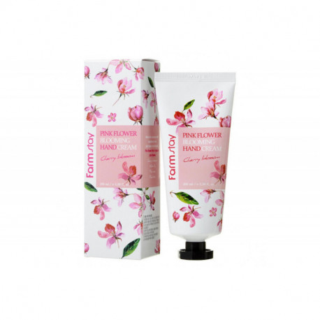 FarmStay Крем для рук с экстрактом цветов вишни - Pink flower hand cream cherry blossom, 100мл