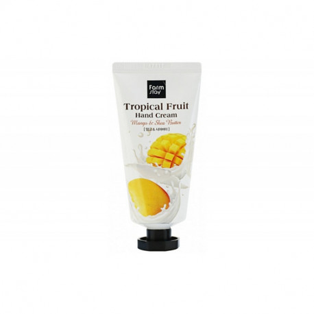 FarmStay Крем для рук тропические фрукты - Tropical fruit hand cream mango and shea butter, 50мл