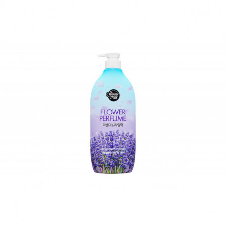 KeraSys Гель для душа «лаванда» - Shower mate flower perfume purple flower, 900мл