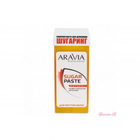 Паста сахарная для депиляции в картридже Натуральная, мягкой консистенции Aravia Professional 150 г